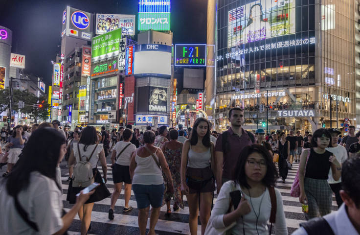 79 - Tokyo - barrio de Shibuya - gran cruce